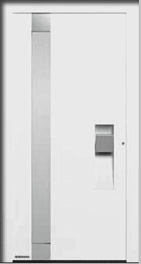 Двери входные алюминиевые ThermoCarbon Hormann - Мотив 306 в Волгодонске
